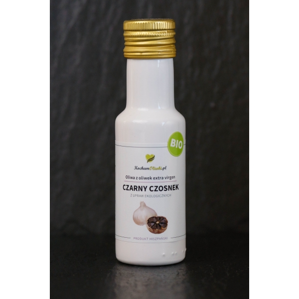 Oliwa z oliwek z czarnym czosnkiem BIO